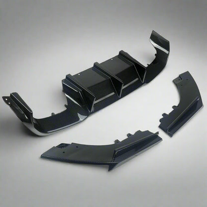 Rear Diffuser for BMW F87 M2 2015+ | Carbon Fiber Style