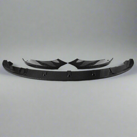 M-Sport Front Lip for BMW F32 F33 4 Series (2014-2020) | Gloss Black/Carbon Fiber