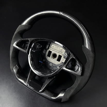 Carbon Fiber Steering Wheel for Mercedes AMG A45, C43, C63, E63, S63 (W205, W213, W222)