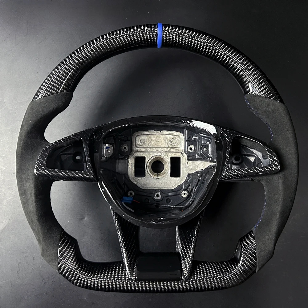 Carbon Fiber Steering Wheel for Mercedes AMG A45, C43, C63, E63, S63 (W205, W213, W222)