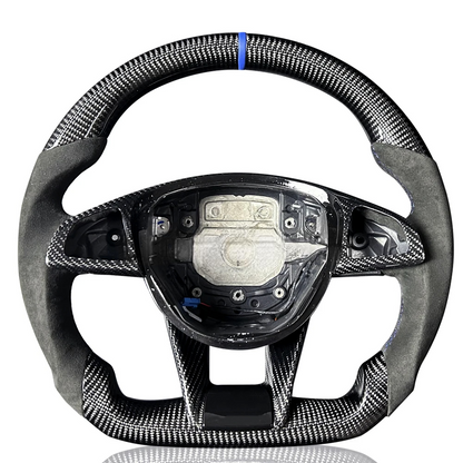Carbon Fiber Steering Wheel for Mercedes AMG A45, C43, C63, E63, S63 (W205, W213, W222)