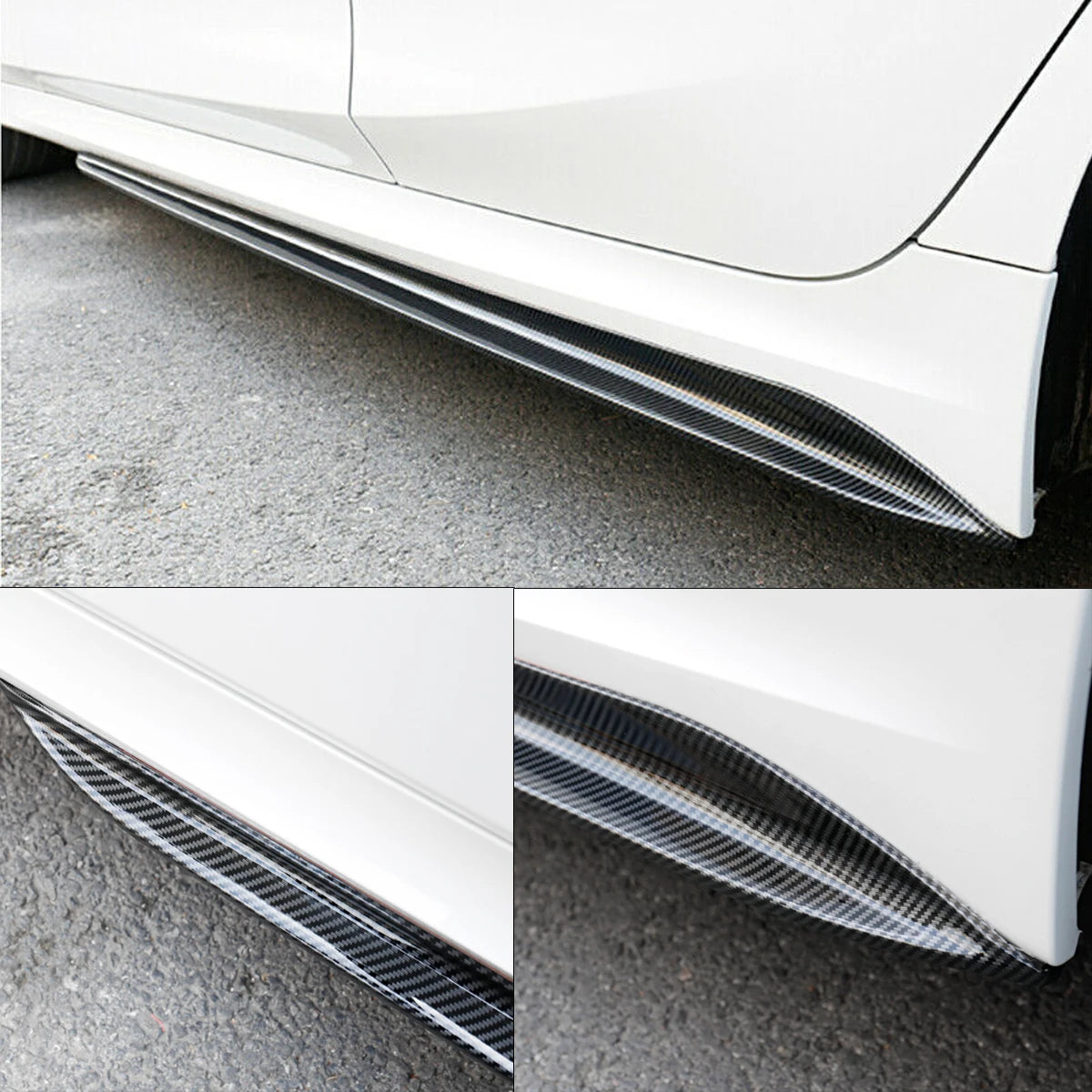 Carbon Fiber Style Side Skirts for BMW 3 Series G20 G28 M-Sport 2019-2022