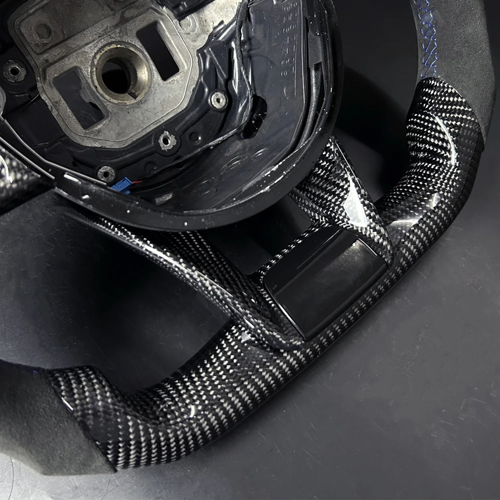 Carbon Fiber Steering Wheel for Mercedes AMG A45, C43, C63, E63, S63 (W205, W213, W222)