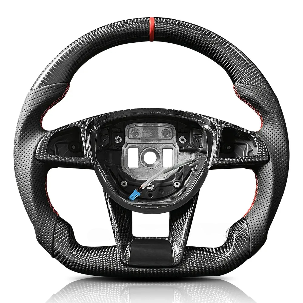Carbon Fiber Steering Wheel for Mercedes AMG A45, C43, C63, E63, S63 (W205, W213, W222)