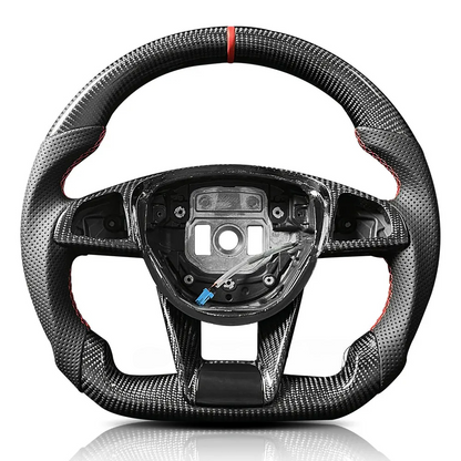 Carbon Fiber Steering Wheel for Mercedes AMG A45, C43, C63, E63, S63 (W205, W213, W222)